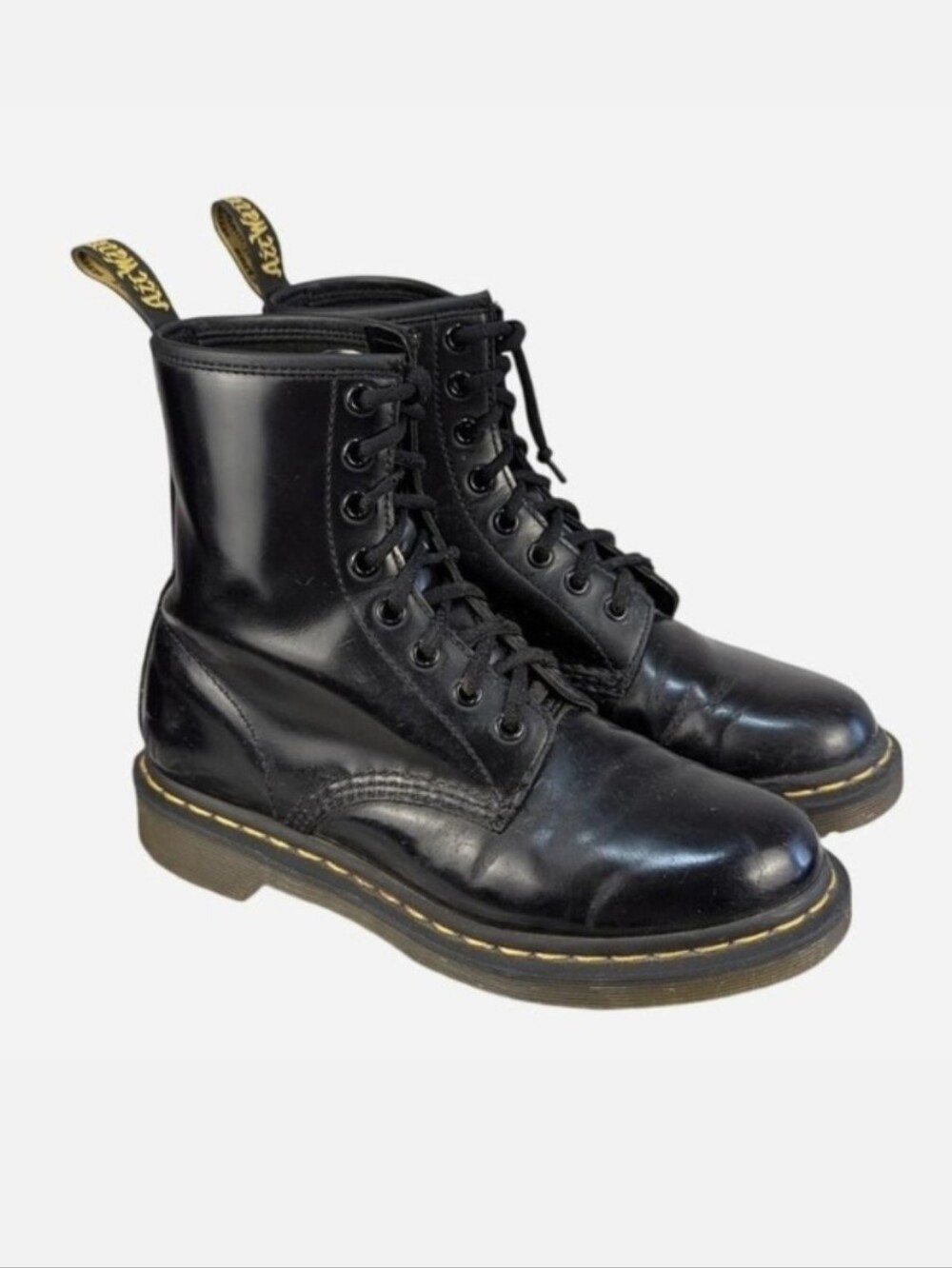 Dr. Martens 1460 Airwair Black Smooth Leather Lace-Up Boot 7
